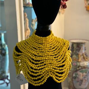 Queen Nandi Wood Beaded Necklace